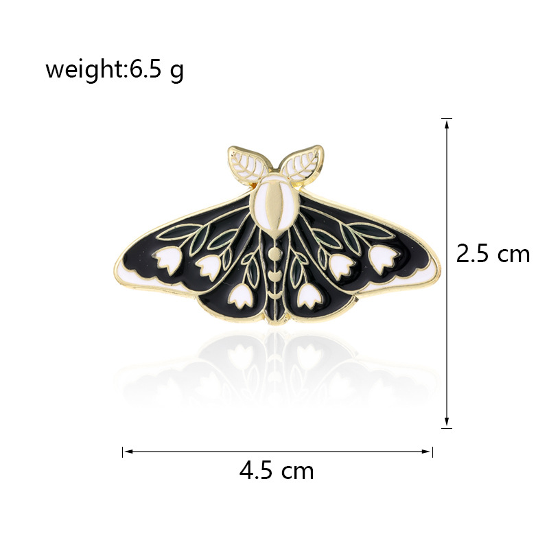 13g Weight Brooches Classification Casual, Party, Street Occasion Zinc alloy Material Butterfly Pattern Unisex Gender Enamel, Plating Design Sweet Style Sweet Pin Butterfly Zinc Alloy Enamel Plating Unisex Brooches 4
