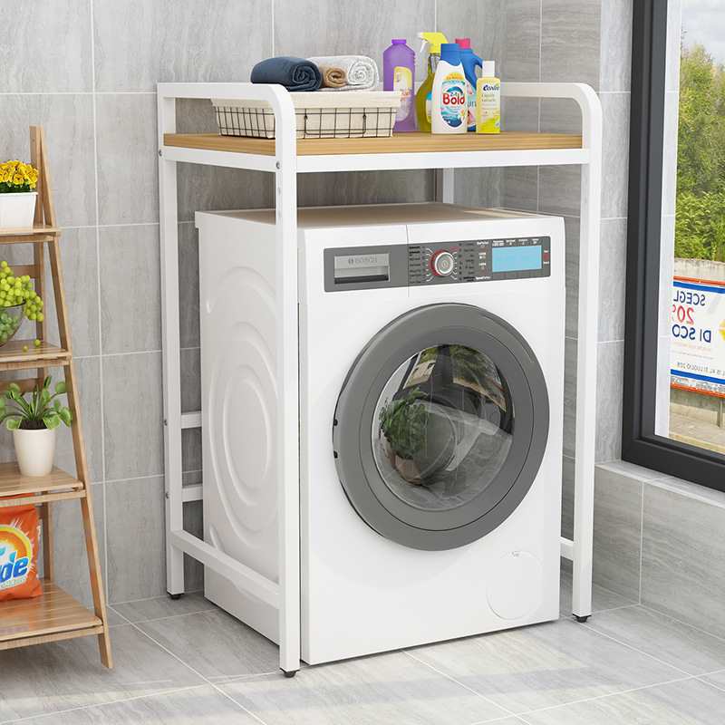 흰색 프레임 + 난간이있는 밝은 색상