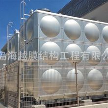 青岛海越270立方304不锈钢太阳能水箱 普通水箱组合式 承压水箱