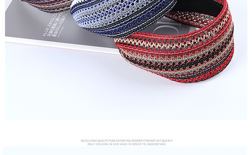 Ethnic Style Geometric Cloth Hair Band display picture 5