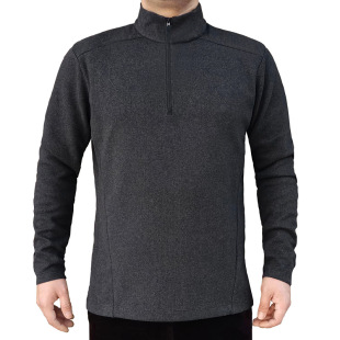 Spot Outdoor Sports Half-Zip Men's Fleece Sweater, Lightweight and Breathable Cationic Polar Fleece Cold-Proof and Warm Clothing