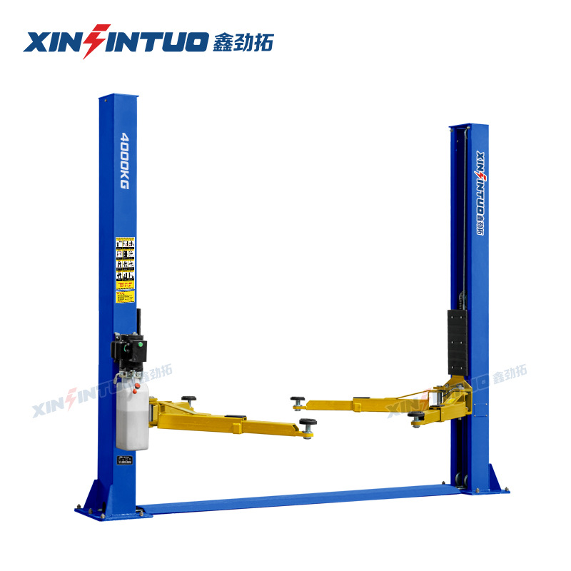 Jintuo exporta elevador de doble columna para automóviles, fábrica de elevadores de dos columnas, venta directa y mantenimiento, taller de reparación de 4000kg eléctrico