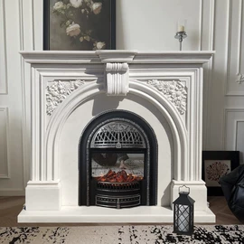 壁炉;石膏工艺品;石雕