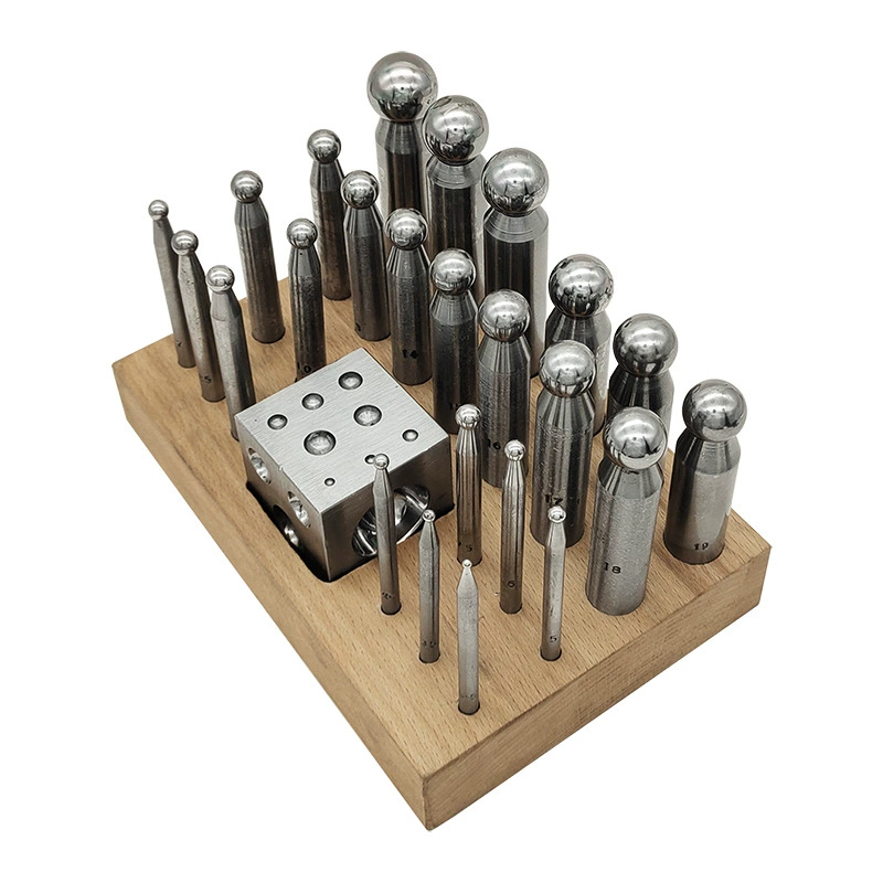 Ювелирные изделия Золотая яма Железное гнездо Дырокол ручной работы серебряное гнездо для инструмента Наковальня стальная форма Колокольчик для изготовления Четырехсторонней шестигранной большой ямы