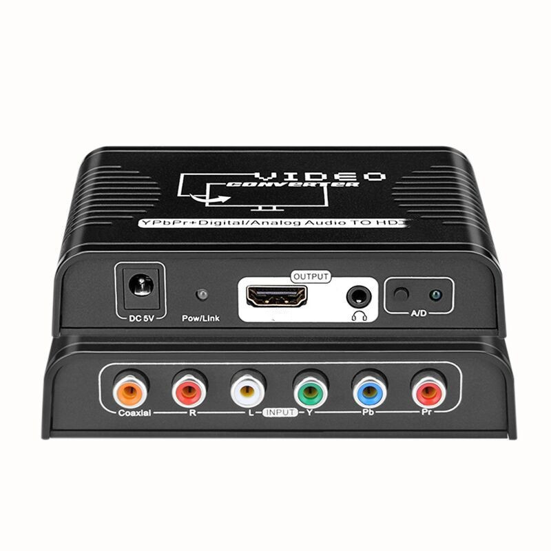 Color Differential to HDMI Converter YPbPr to Hd 1080P Hd ComPonent Audio and Video AdaPter