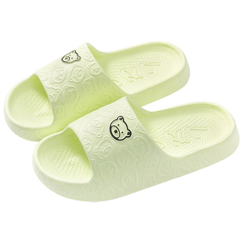 New “Squishy”-Feel Women’s Slippers—Summer Indoor, Bathroom, and Shower Anti-Slip EVA Couple’s Soft-Soled Men’s Flip-Flops—Wholesale