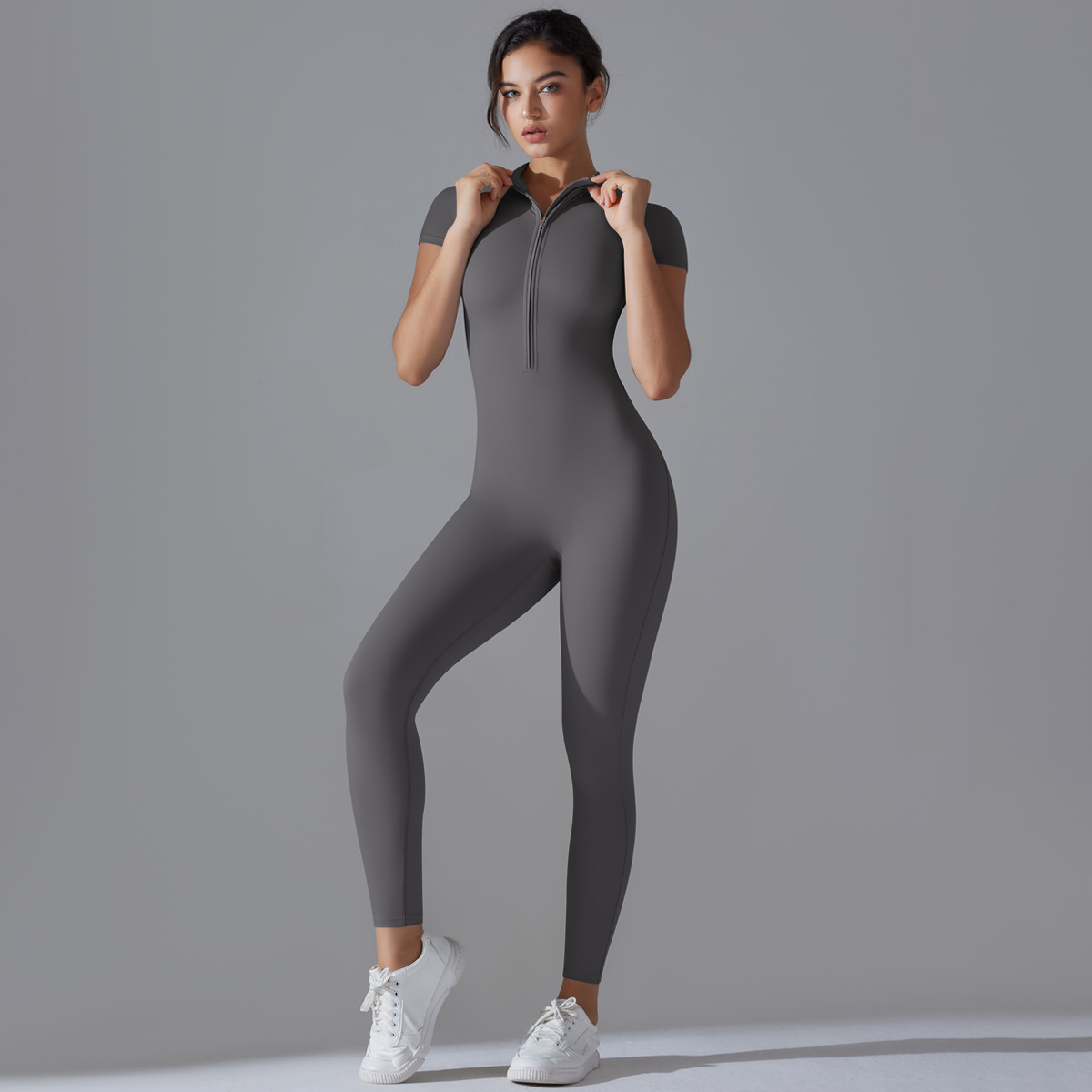350g Weight Long Sleeve Sleeve Length Nylon, Cotton Blend Fabric Type Regular Top Length Jogger Pants Pants Type T-shirt Tops Type Fitness, Running, Sports Occasion Shirt Collar Neckline Solid Color Pattern Simple Style, Sport Style Style Simple Style Sport Style Solid Color Nylon Cotton Blend Shirt Collar Tracksuit T-shirt Jogger Pants 28