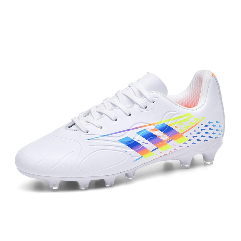 Nail largo - blanco colorido