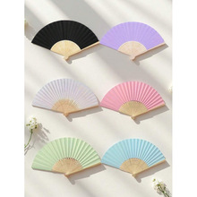 X 73355 Wedding Blank DIY Folding Fan ����հ� DIY ֽ����