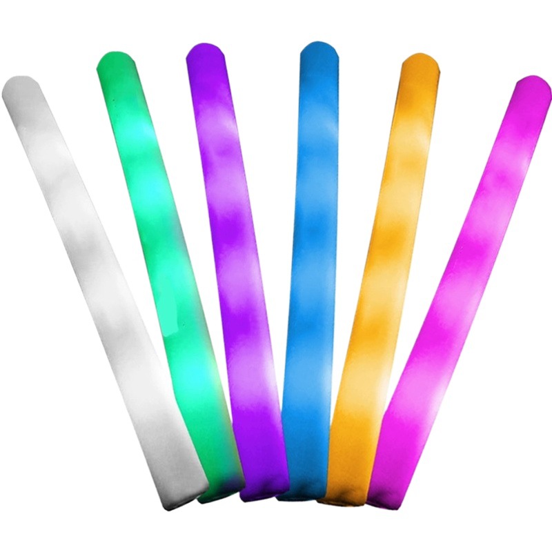 Sponge glow stick LOGO making concert props foam glow stick glow stick flash silver evening party atmosphere