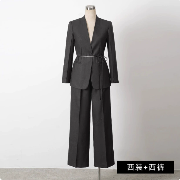 Demi-season fashionable classic suit jacket, trousers, V-neckline, bright catchy style, high-quality style -> Демисезонный модный классический пиджак костюм брюки, V-образный вырез, яркий запоминающийся стиль, стиль высокого качества