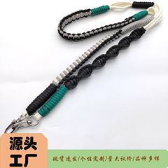 跨境热销潮款多巴胺手机斜挎户外背包背带相机畅销绳防丢手工编织