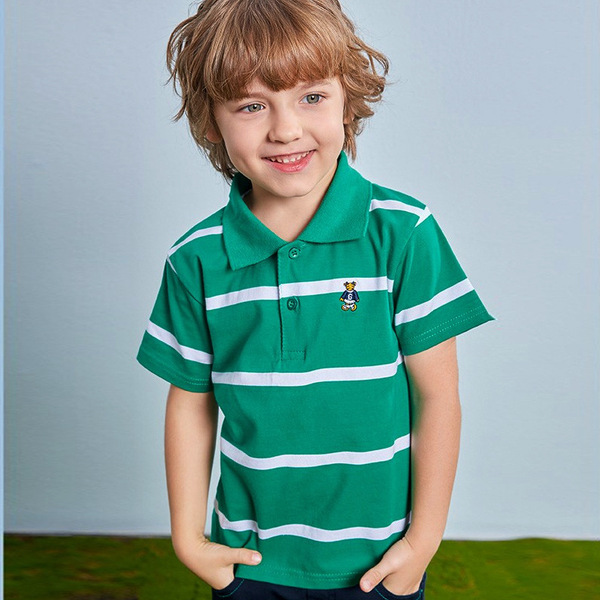 Summer children's cotton base body-friendly short sleeve T-shirt for…