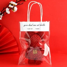 珊瑚绒小熊毛巾伴手礼礼盒装结婚回礼新娘幼儿园礼物毛巾厂家定制