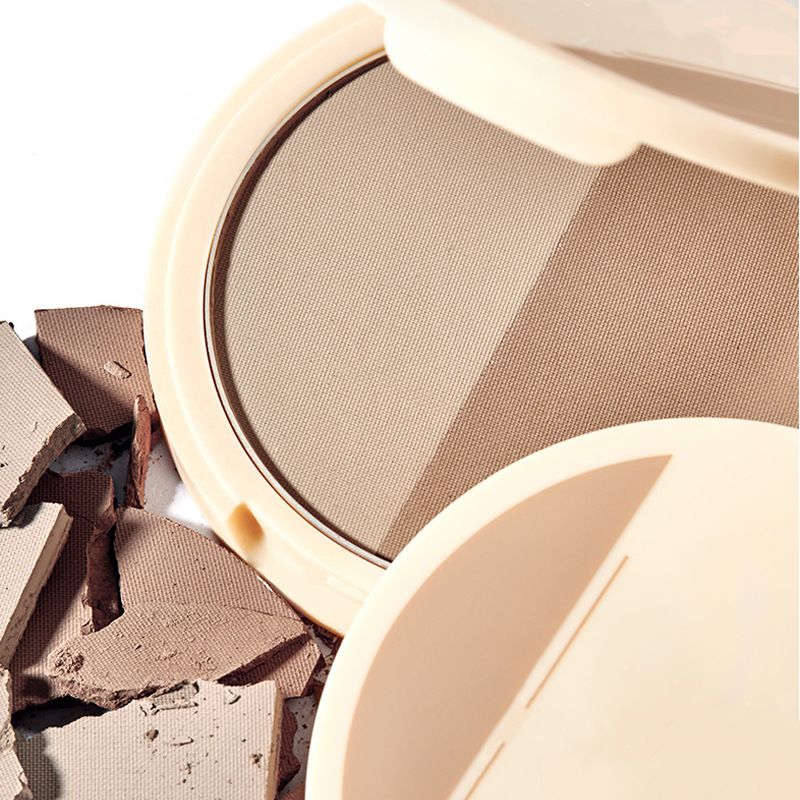 翠黛工厂 双色修容粉饼鼻影修容双色修容粉阴影oem代加工贴牌定制