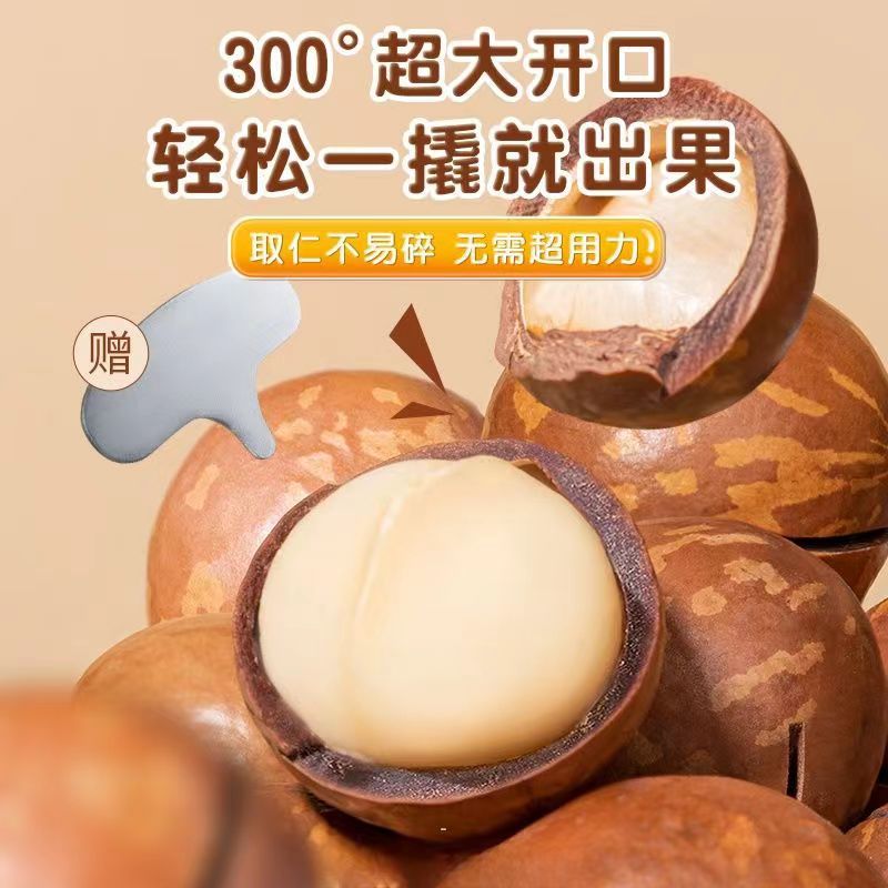 Thin-skinned creamy macadamia nuts wholesale 250g large milky flavored walnut open macadamia nuts