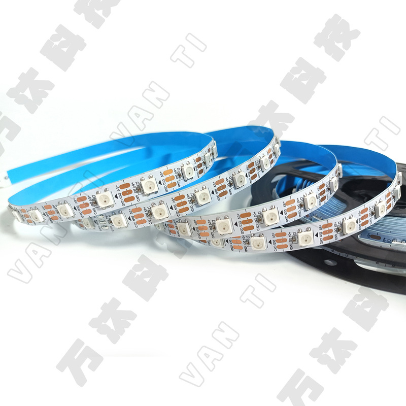 ws2812b ライトストリップ LED ライトストリップ 5050 ファントムライトストリップ 5v マース流水ライト防水内蔵 ic プログラマブル|undefined