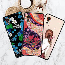 适用于三星Xcover 7 手机壳复古高级感浮雕彩绘纹路感黑色tpu批发