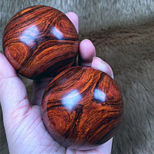 海南黄花梨保健球手球油梨对眼50按摩球鬼脸手握球送礼养生实木