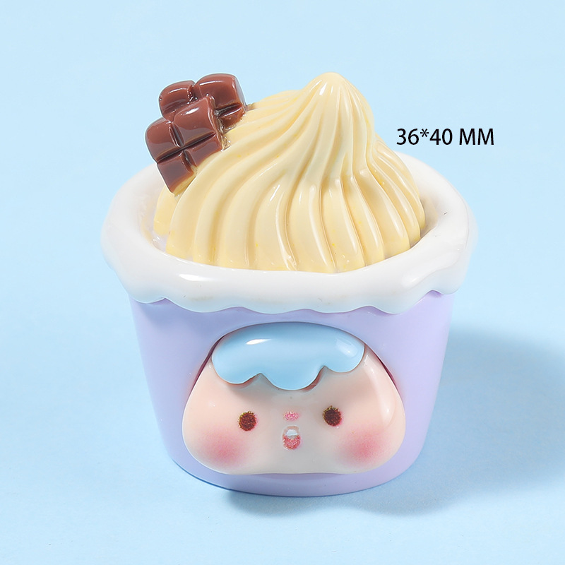 樹脂食品おもちゃ漫画 Zai Zai diy ジュエリーアクセサリー車のマイクロ風景デスクトップ装飾品キーホルダーブラインドバッグ素材|undefined
