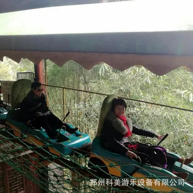 云南临沧景区趣味游乐设备景区营地公园设施单人互动山道滑车