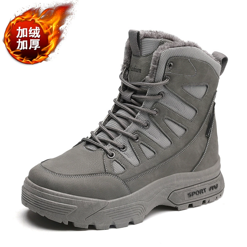 Мужские зимние ботинки (Martens), тёплая подкладка, английский стиль