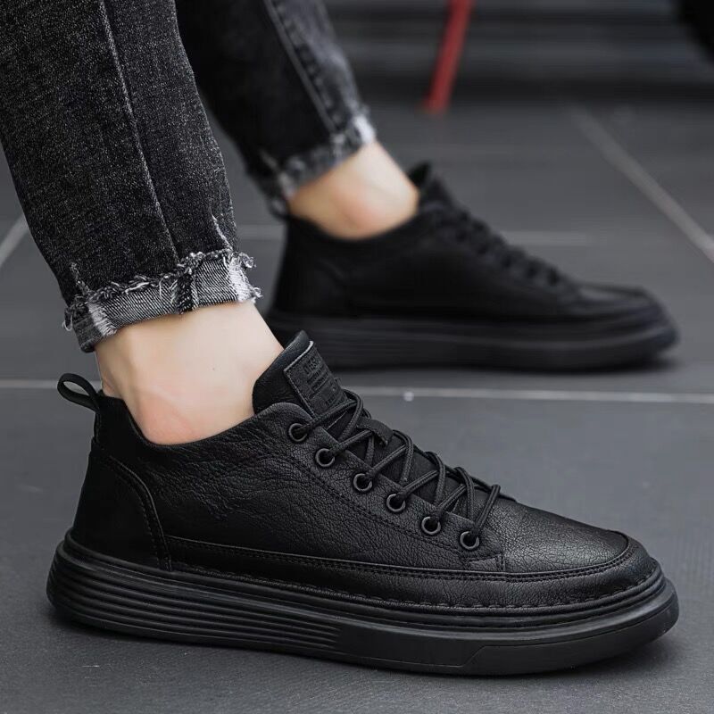 Spring Men's Shoes New breathable kitchen waterproof non-slip sneakers men's casual black leather shoes work safety shoes men Spring Men's Shoes New breathable kitchen waterproof non-slip sneakers men's casual black leather shoes work safety shoes men