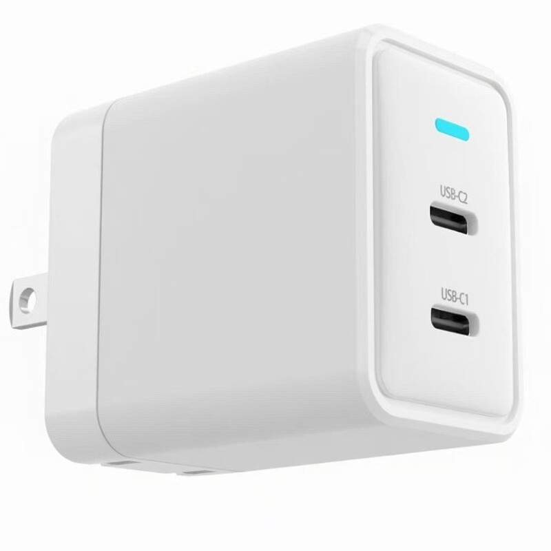 Dual Usb-C European Standard 20W Charger Gallium Nitride Pd Laptop Power Adapter Dual Usb-C European Standard 20W Charger Gallium Nitride Pd Laptop Power Adapter