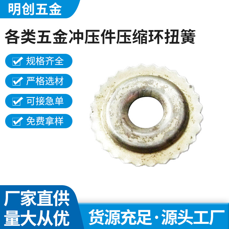 厂家供应新款各类五金冲压件压缩环扭簧饰品保扭转压簧弹簧加工