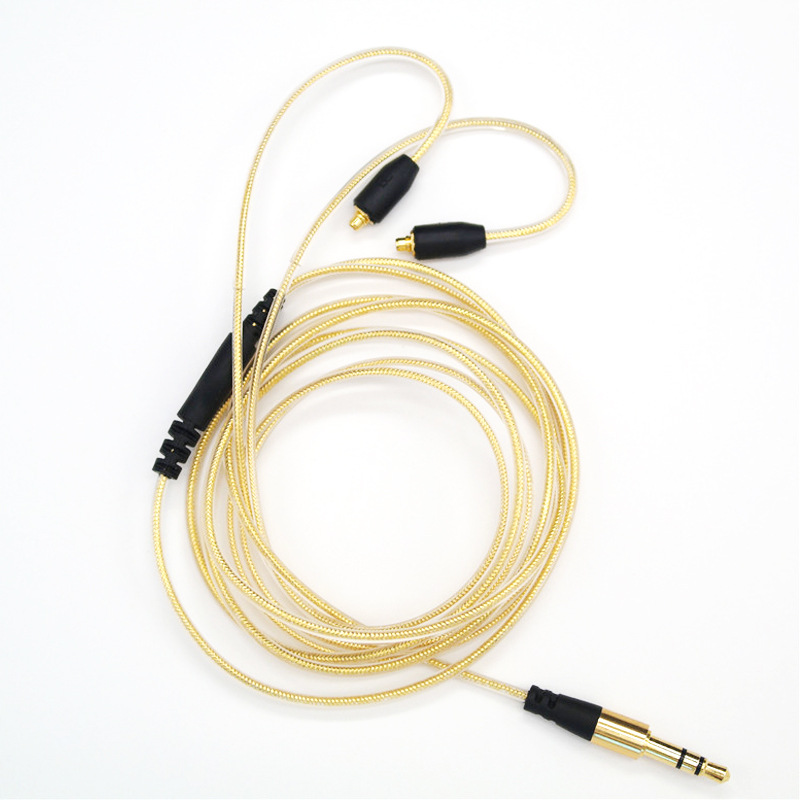 Cable de auriculares enchufable y desenchufado de bricolaje Shure SE215/315/535/846/UE900/DC/VJJB/N1 aplicable