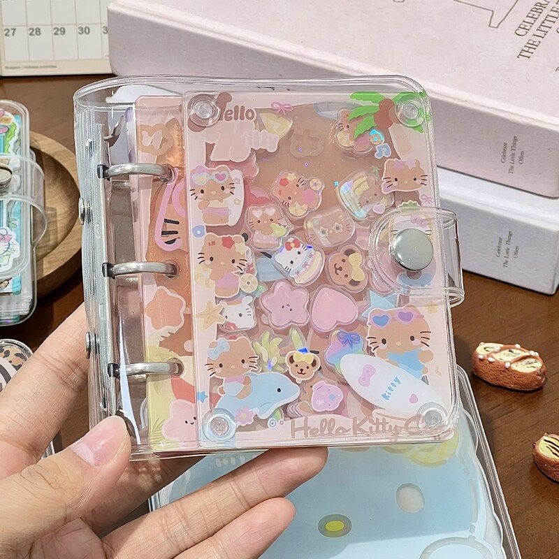 可爱helloKitty摇摇乐卡册三丽鸥家族亚克力收纳本合计高颜值卡册|undefined