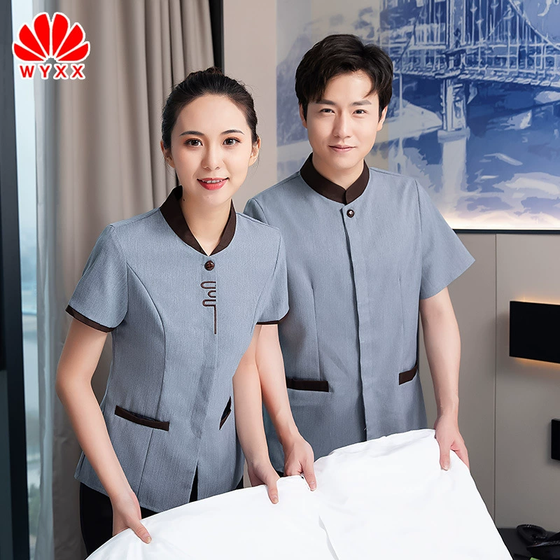 Отель Гостиничный номер Компания Уборка PA Жилая недвижимость Уборка Тетушка Рабочая одежда Короткий рукав Чистка Одежда костюм Женский