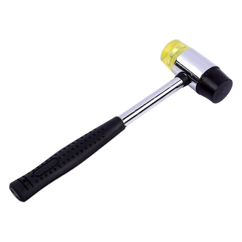 Двухсторонний резиновый молоток для укладки напольной плитки, резиновый молоток для стукания деревянных досок, цельнолитой резиновый молоток, молоток для окрашивания и обработки листьев растений