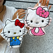 卡通kitty猫系列擦手巾挂式加厚吸水快实用小礼品速吸