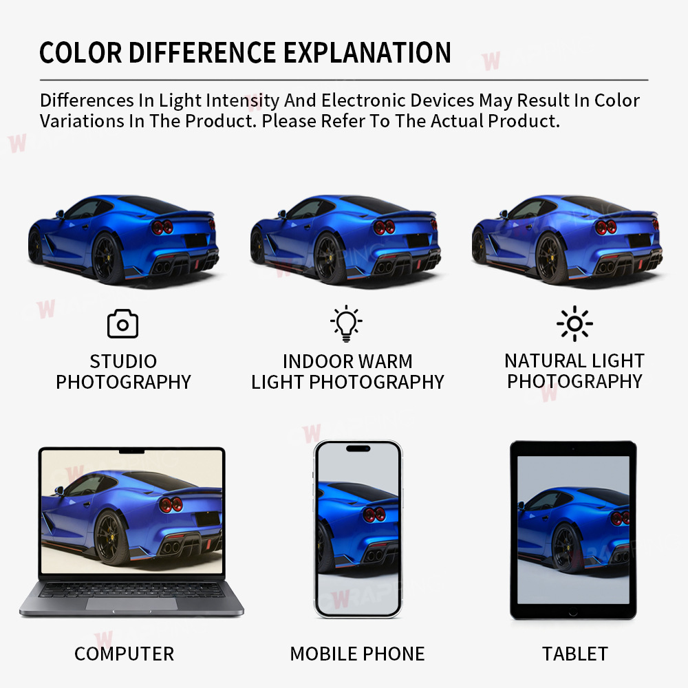 Temu's New Pet Romanee Red Venom Green Matte Color-Changing Film for Car Interior and Exterior, Electric Vehicle Stickers