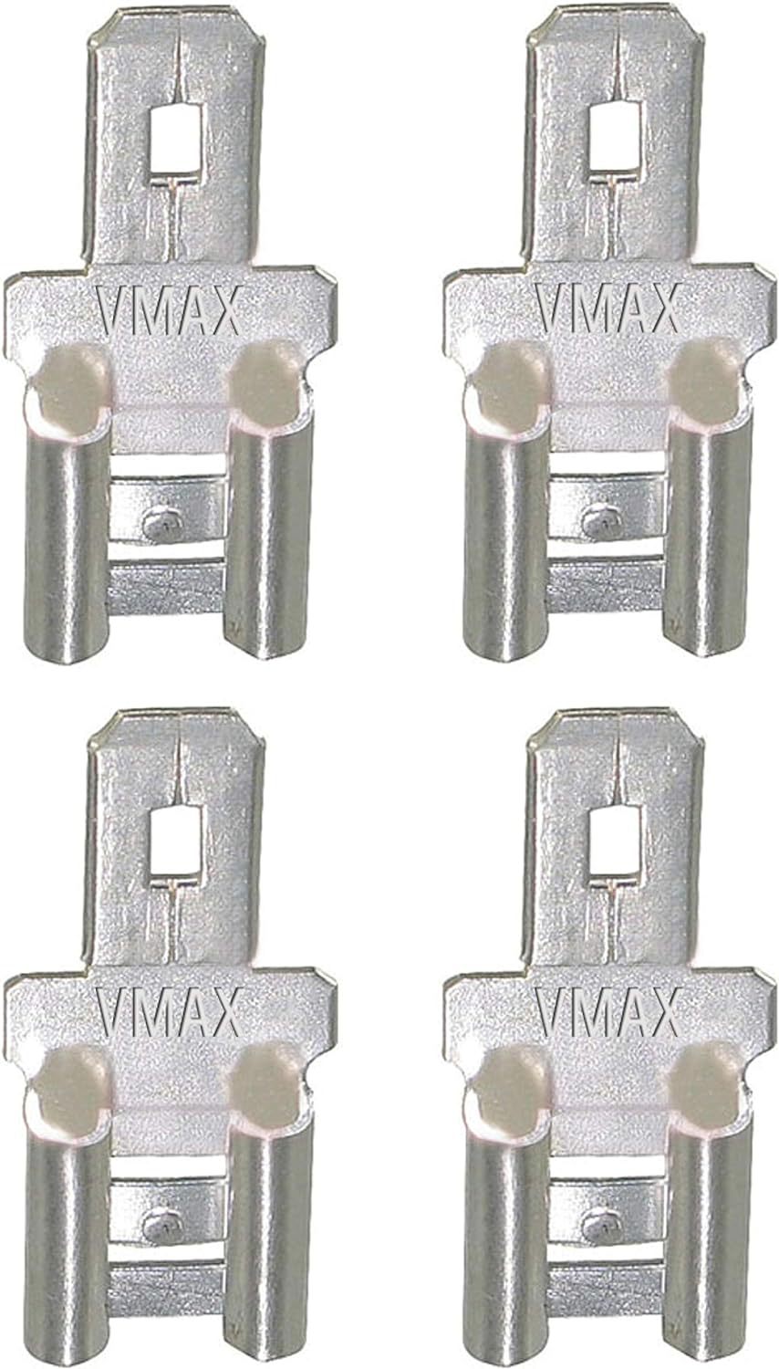 QTY4 F2 到 F1 阶梯式镀锡端子适配器 0.250 FEM 至 0.187 E