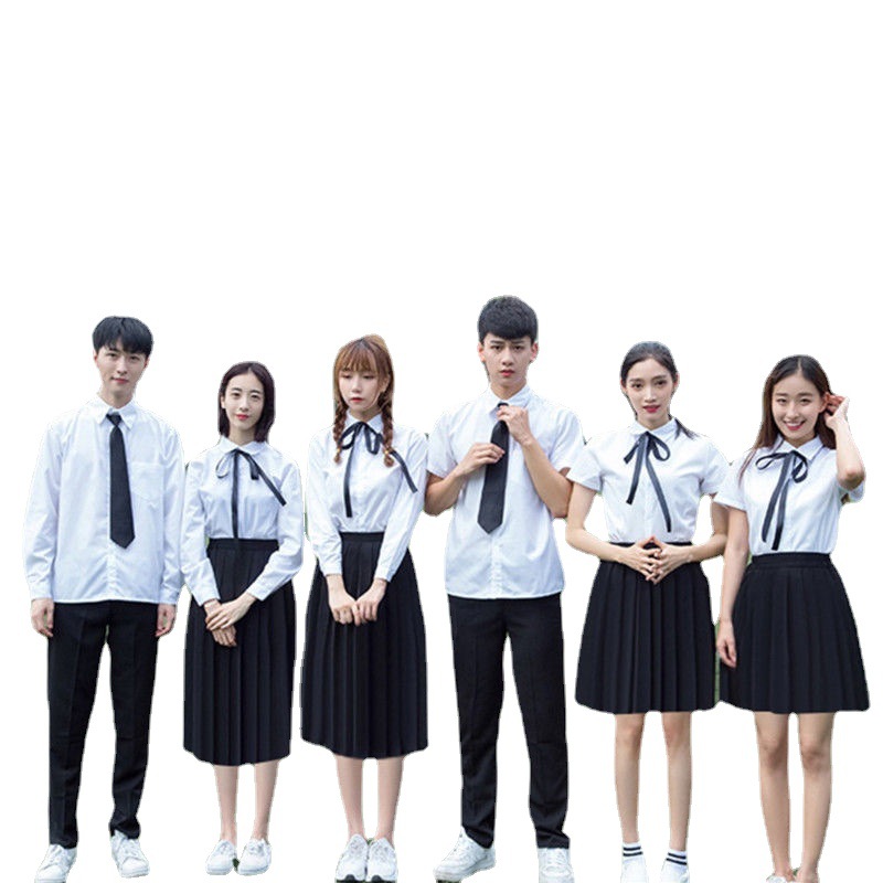 영국 아카데미 스타일 졸업식 교복 세트 고등학교 중학생 합창시 낭송 경쟁 공연 유니폼