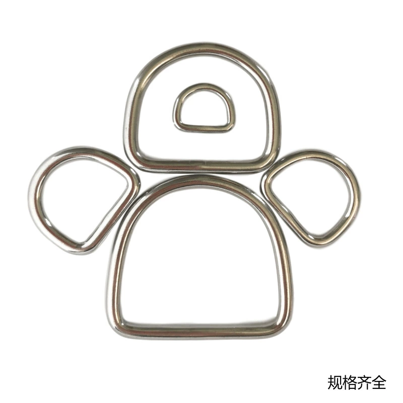 304 D-образное кольцо из нержавеющей стали твердое сварочное кольцо D-образная Пряжка солнцезащитный козырек Аксессуары для палаток тяговое кольцо аксессуары для морского оборудования