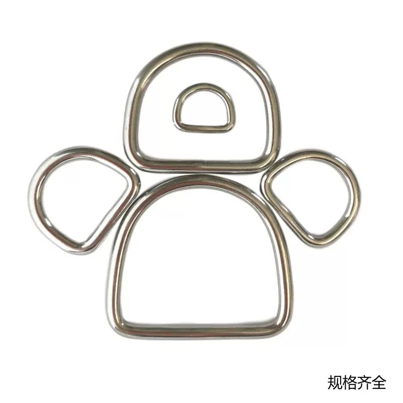 304不锈钢D环 实心焊接环 D扣 遮阳帆帐篷配件 拉环 船用五金配件
