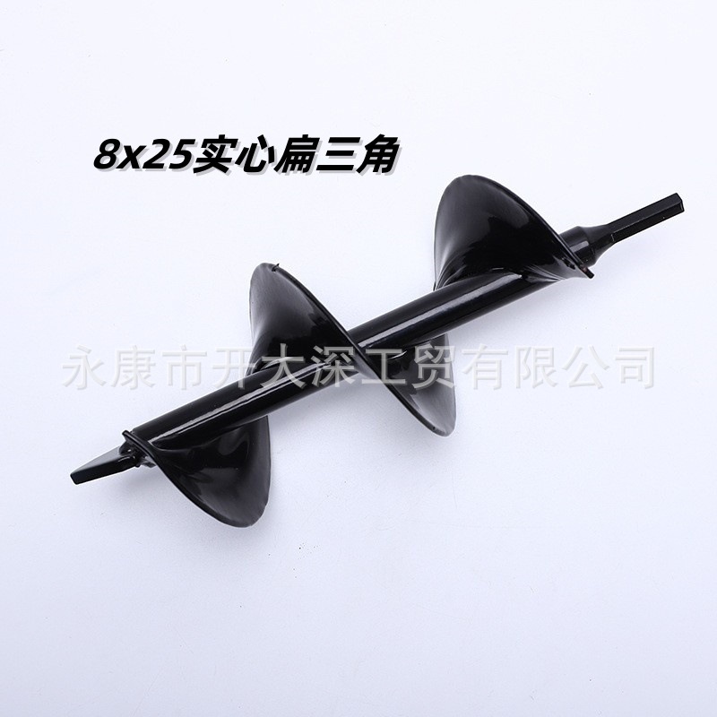 8X25 평평한 삼각형 검정색 무게 0.55kg