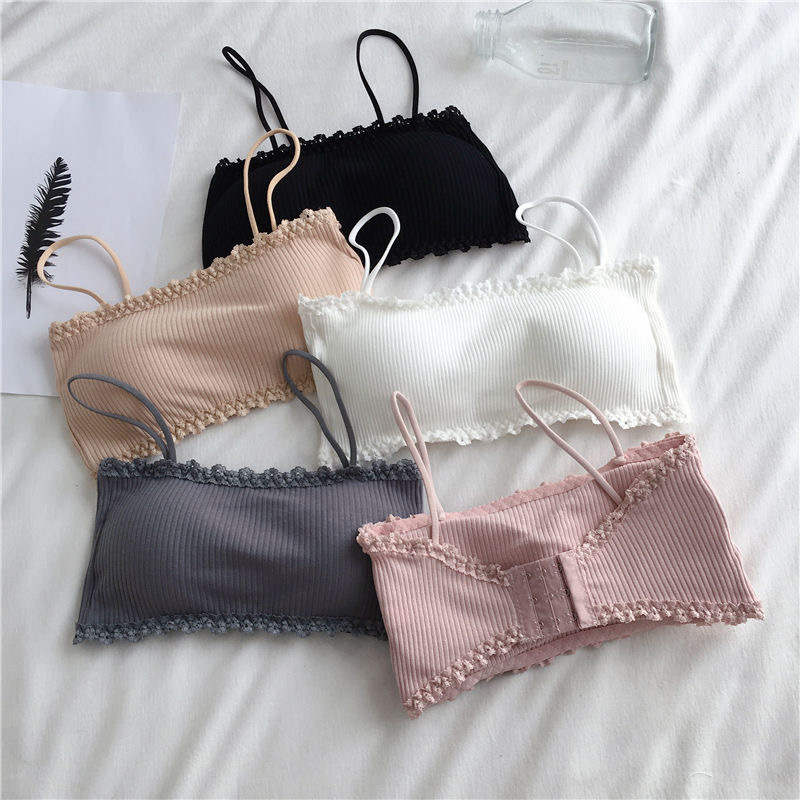 Cross-Border Popular Style One-Piece Student Tube Top Underwear, Sexy Strapless Camisole, Inner Wear Small Vest, Sexy Style for Women