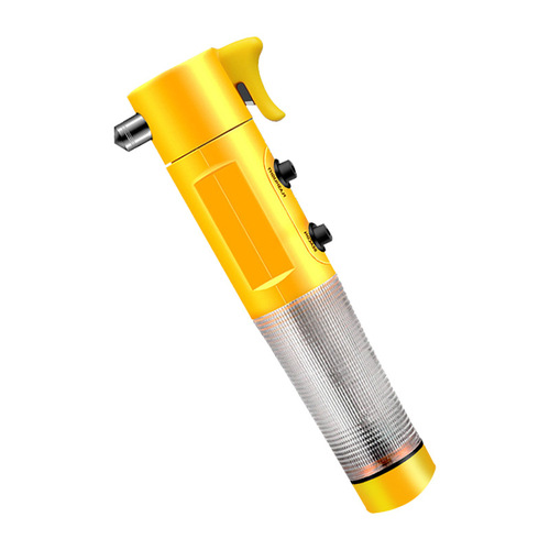 Vehicle-mounted multifunctional four-in-one safety hammer, life-saving hammer, car escape hammer, window breaker, emergency tool, car supplies