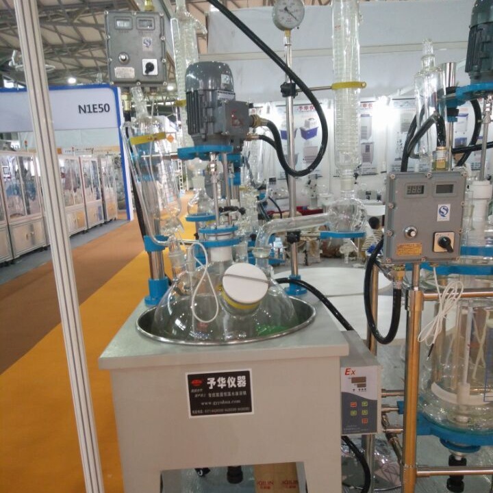 巩义予华仪器  单层玻璃反应釜 智能数显反应器