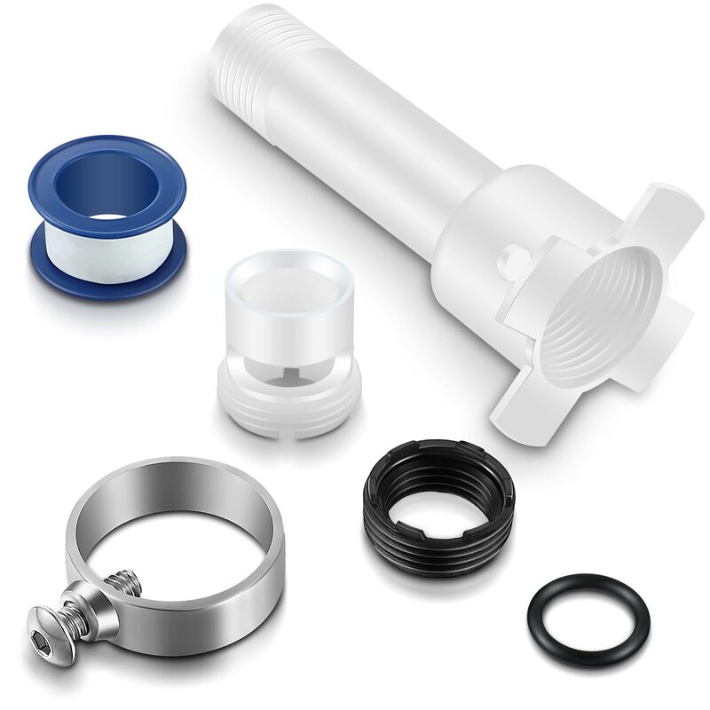 4-in-1 Bathtub Connector Converter Bathroom Bathtub Faucet Diverter Repair Replacement Parts Kit