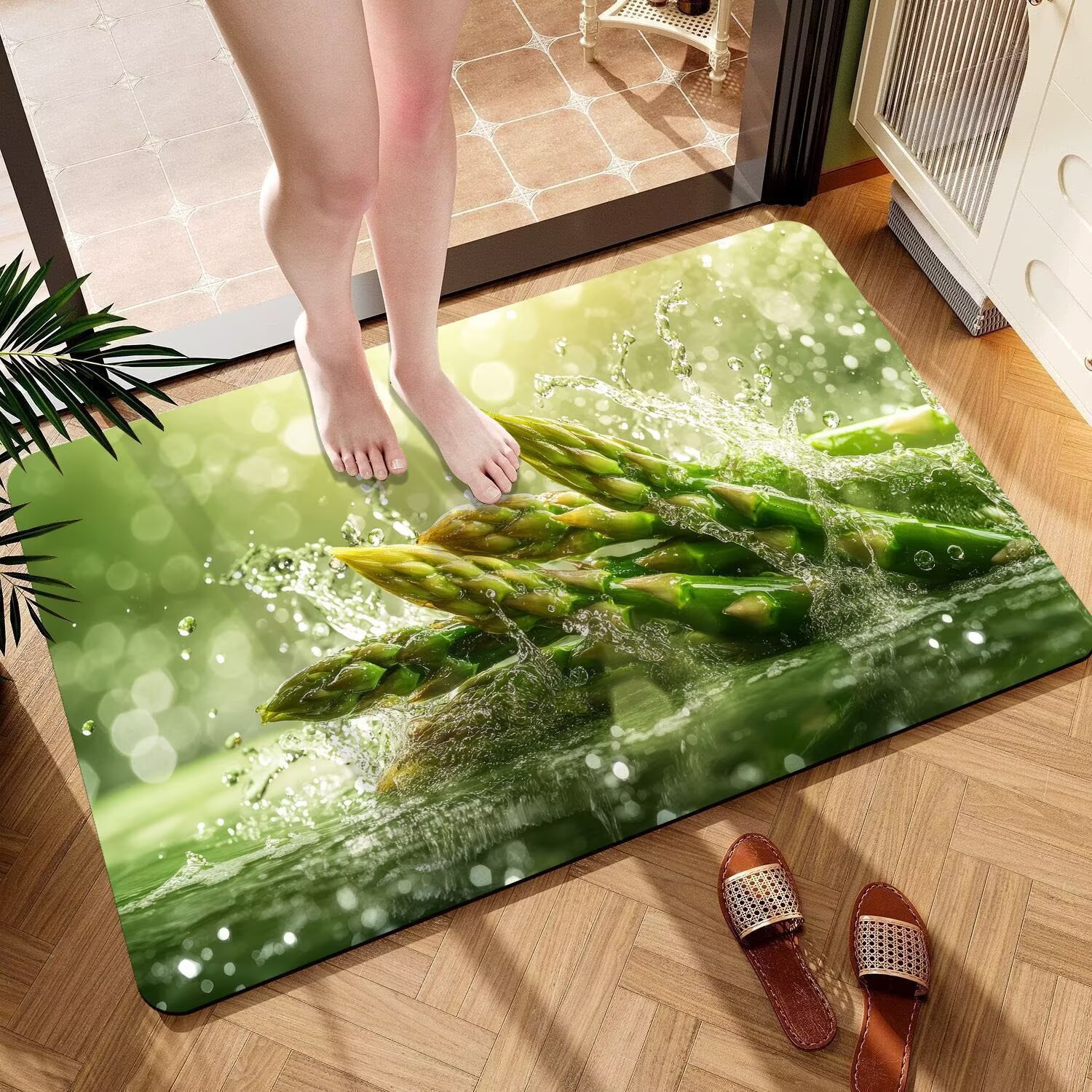 3d Fruit Diatomaceous Earth Bathroom Bath Mat Non-slip Absorbent_voghion.com