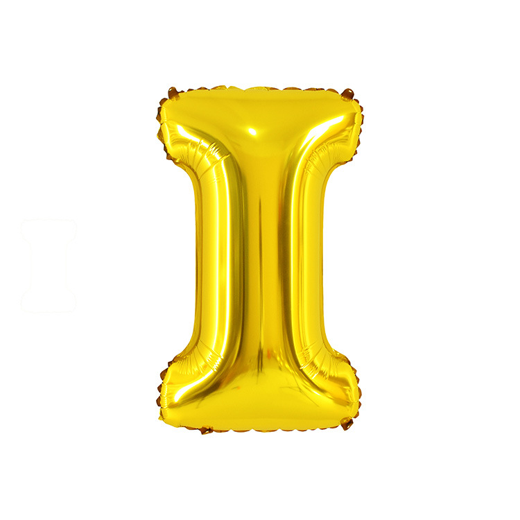 32 pulgadas 40 pulgadas 16 pulgadas inglés carta globo de aluminio fiesta de cumpleaños decoración de la boda papel de aluminio globo escena diseño