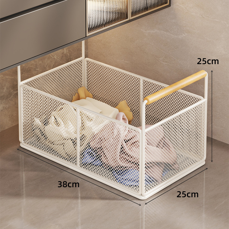 Estante Organizador Bajo Lavabo de Hierro Móvil para Baño image 9