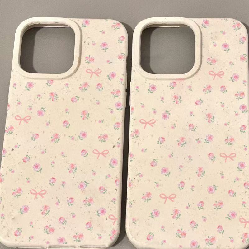 粉色玫瑰适用苹果16Promax手机壳跨境iPhone15日韩ins14/13欧美12|undefined