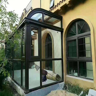 Wuhan Sunroom Aluminum Alloy Thermal Break Aluminum Doors and Windows Glass Villa Terrace Skylight Balcony Insulation Upgrade