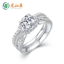 �羳����ŷ����S925����Īɣʯ��ָ����ʱ������׽䶩���ָ����